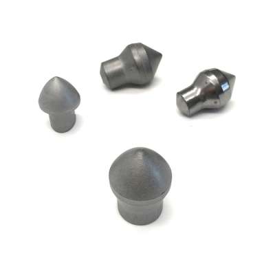 Tungsten carbide drill bit button for mining